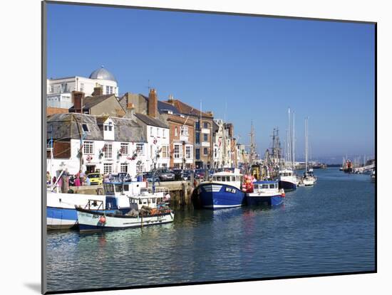 Old Town and Harbour, Weymouth, Dorset, England, United Kingdom, Europe-Jeremy Lightfoot-Mounted Photographic Print
