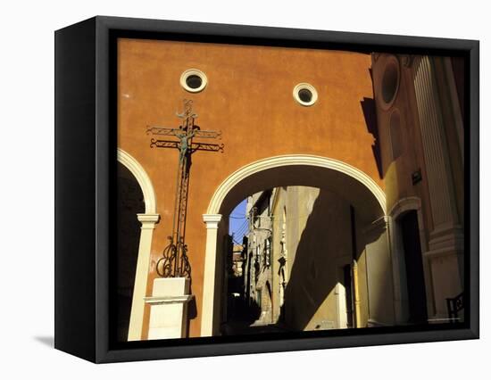 Old Town, Antibes, Alpes-Maritimes, Provence, Cote d'Azur, France, Europe-David Hughes-Framed Premier Image Canvas