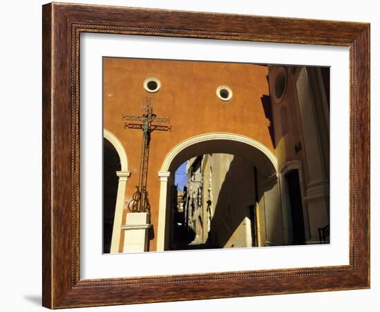 Old Town, Antibes, Alpes-Maritimes, Provence, Cote d'Azur, France, Europe-David Hughes-Framed Photographic Print