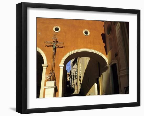 Old Town, Antibes, Alpes-Maritimes, Provence, Cote d'Azur, France, Europe-David Hughes-Framed Photographic Print