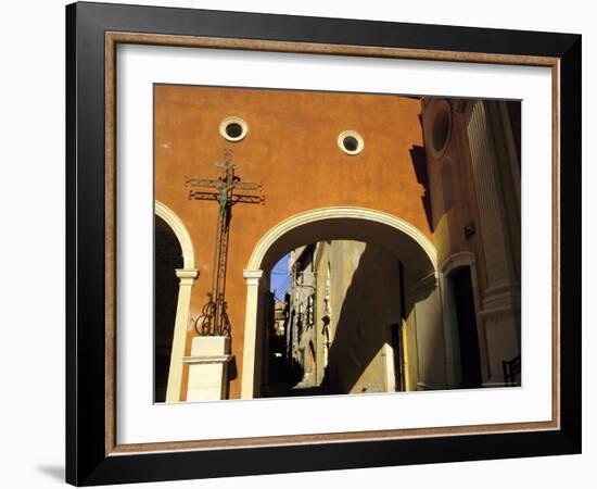 Old Town, Antibes, Alpes-Maritimes, Provence, Cote d'Azur, France, Europe-David Hughes-Framed Photographic Print