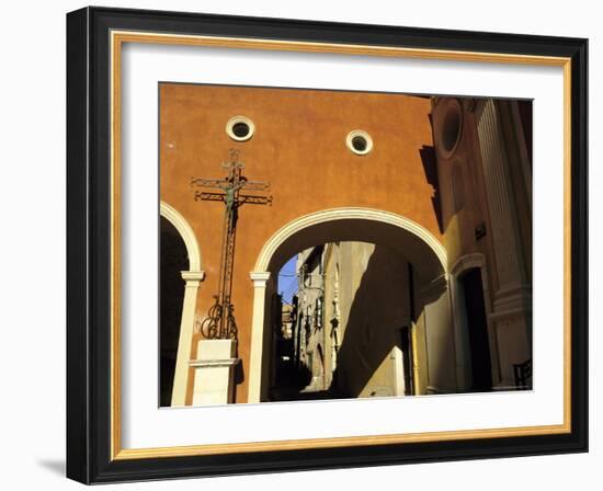 Old Town, Antibes, Alpes-Maritimes, Provence, Cote d'Azur, France, Europe-David Hughes-Framed Photographic Print