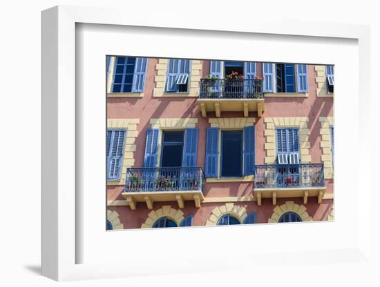 Old Town Architecture, Nice, Alpes Maritimes, Provence, Cote D'Azur, French Riviera, France, Europe-Amanda Hall-Framed Photographic Print