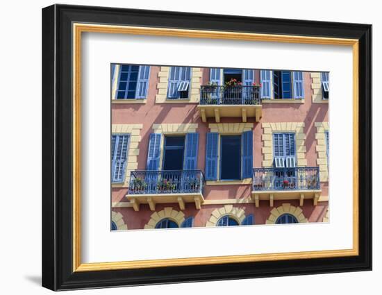 Old Town Architecture, Nice, Alpes Maritimes, Provence, Cote D'Azur, French Riviera, France, Europe-Amanda Hall-Framed Photographic Print