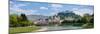 Old Town at Salzach River with Hohensalzburg Castle and Dom Cathedral, Salzburg-null-Mounted Photographic Print