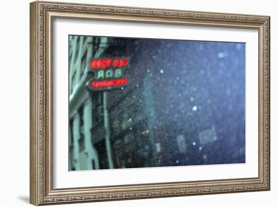 Old Town Bar and Restaurant Reflection-null-Framed Photo