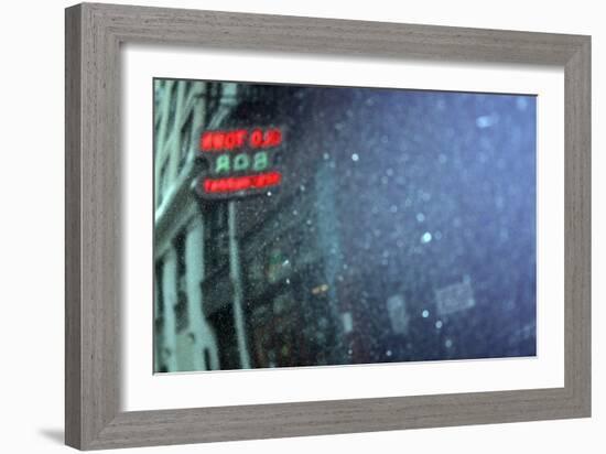 Old Town Bar and Restaurant Reflection-null-Framed Photo