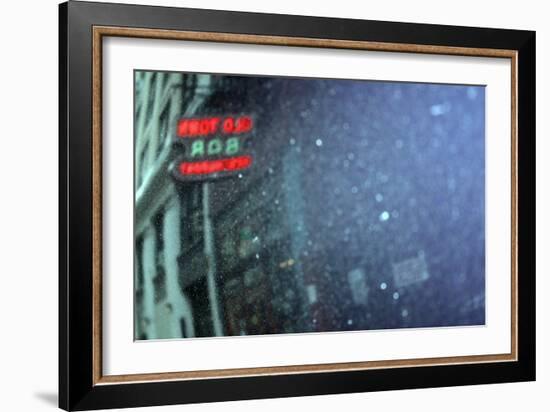 Old Town Bar and Restaurant Reflection-null-Framed Photo