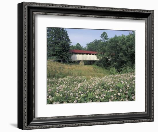 Old Town Bridge near Greenup, Kentucky, USA-Adam Jones-Framed Photographic Print