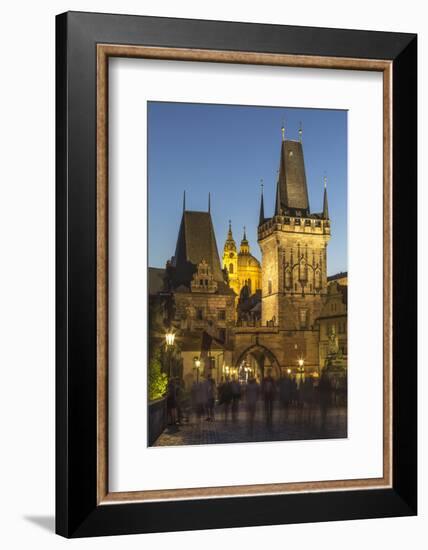 Old Town Bridge Tower from Charles Bridge-Angelo-Framed Photographic Print