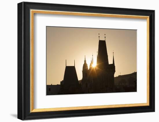 Old Town Bridge Tower, Prague, Czech Republic, Europe-Angelo-Framed Photographic Print