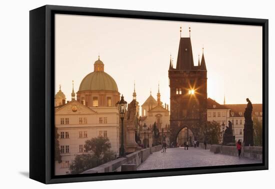 Old Town Bridge Tower-Markus-Framed Premier Image Canvas