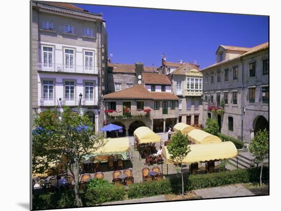 Old Town Cafes, Pontevedra, Galicia, Spain, Europe-Gavin Hellier-Mounted Photographic Print