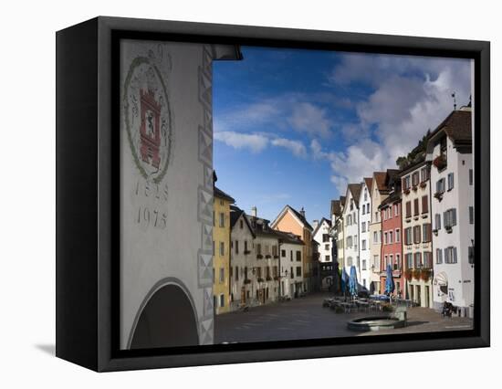 Old Town, Chur, Graubunden, Switzerland-Doug Pearson-Framed Premier Image Canvas