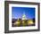 Old Town City Wall and Puerto Del Reloj at Night, UNESCO World Heritage Site, Cartagena, Colombia-Christian Kober-Framed Photographic Print