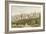 Old Town Edinburgh from Princes Street Gardens-English School-Framed Giclee Print