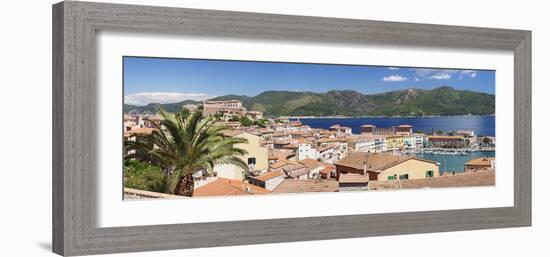 Old Town, Fort Stella Fortress and Harbour, Portoferraio-Markus Lange-Framed Photographic Print