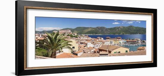 Old Town, Fort Stella Fortress and Harbour, Portoferraio-Markus Lange-Framed Photographic Print