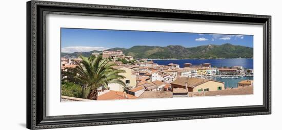 Old Town, Fort Stella Fortress and Harbour, Portoferraio-Markus Lange-Framed Photographic Print