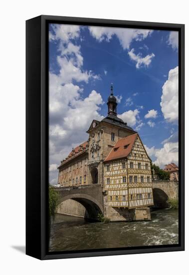 Old Town Hall, Altes Rathaus, Bamberg, Germany-Jim Engelbrecht-Framed Premier Image Canvas