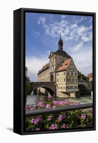 Old Town Hall, Altes Rathaus, Bamberg, Germany-Jim Engelbrecht-Framed Premier Image Canvas