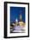 Old Town Hall and Roland's Fountain in Hlavne Nam (Main Square) at Dusk-Ian Trower-Framed Photographic Print