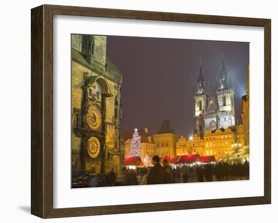 Old Town Hall, Astronomical Clock, Prague, Czech Republic-Marco Cristofori-Framed Photographic Print