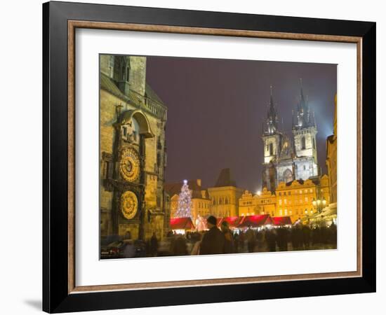 Old Town Hall, Astronomical Clock, Prague, Czech Republic-Marco Cristofori-Framed Photographic Print