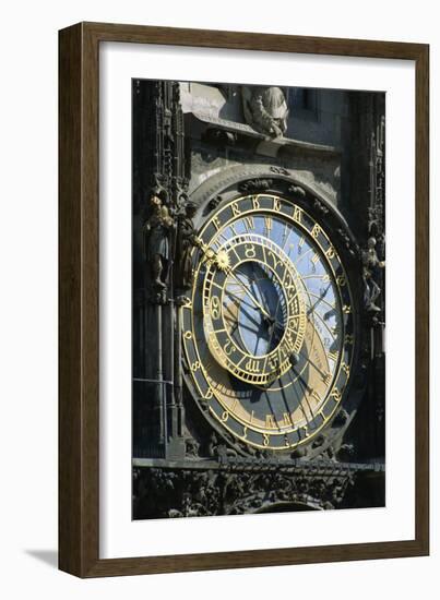 Old Town Hall Astronomical Clock, Prague, Czech Republic-Dallas and John Heaton-Framed Photographic Print