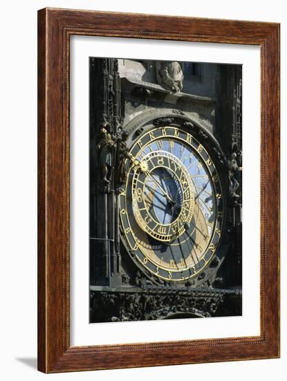 Old Town Hall Astronomical Clock, Prague, Czech Republic-Dallas and John Heaton-Framed Photographic Print