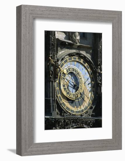 Old Town Hall Astronomical Clock, Prague, Czech Republic-Dallas and John Heaton-Framed Photographic Print