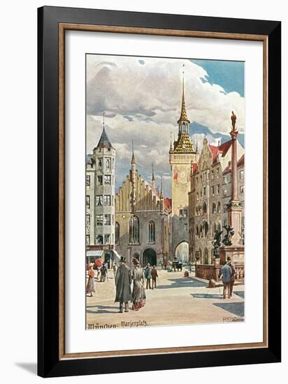 Old Town Hall, Marienplatz, Munich, Germany--Framed Art Print