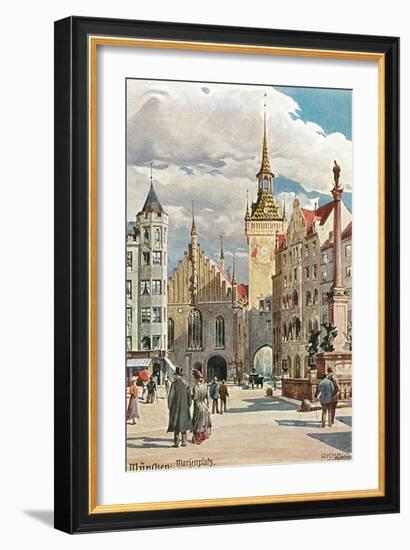 Old Town Hall, Marienplatz, Munich, Germany-null-Framed Art Print