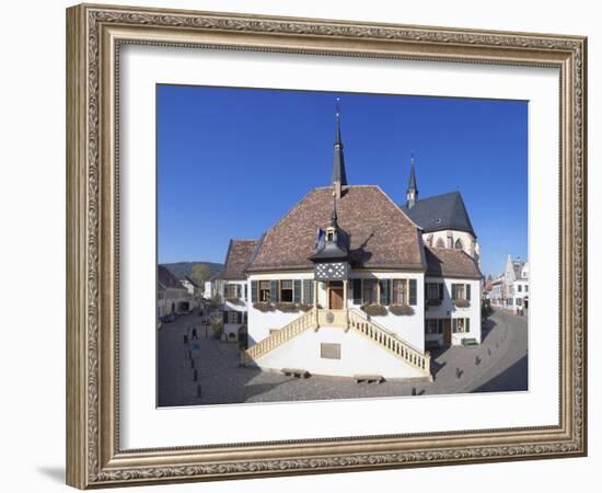 Old Town Hall (Museum of Wine Culture) and St. Ulrich Church-Marcus Lange-Framed Photographic Print