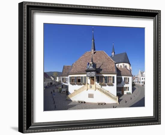 Old Town Hall (Museum of Wine Culture) and St. Ulrich Church-Marcus Lange-Framed Photographic Print