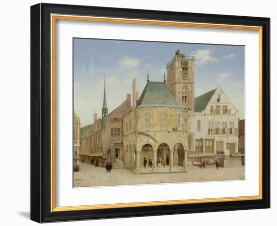 Old Town Hall of Amsterdam-Pieter Jansz Saenredam-Framed Art Print