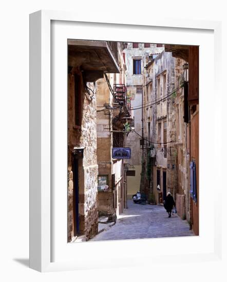 Old Town, Hania, Crete, Greece-Doug Pearson-Framed Photographic Print