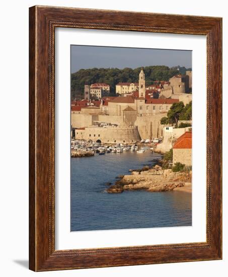 Old Town in Early Morning Light, UNESCO World Heritage Site, Dubrovnik, Croatia, Europe-Martin Child-Framed Photographic Print