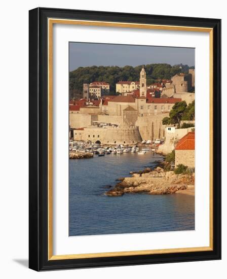 Old Town in Early Morning Light, UNESCO World Heritage Site, Dubrovnik, Croatia, Europe-Martin Child-Framed Photographic Print