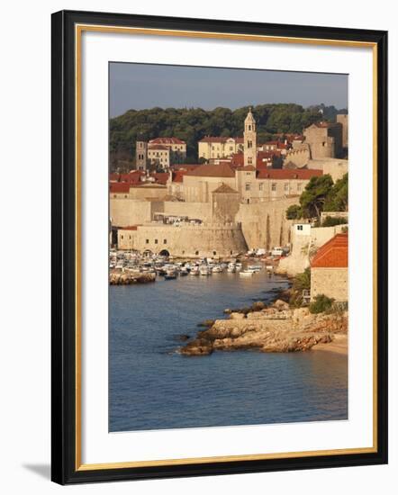 Old Town in Early Morning Light, UNESCO World Heritage Site, Dubrovnik, Croatia, Europe-Martin Child-Framed Photographic Print