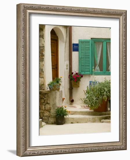Old Town, Krk, Croatia-Russell Young-Framed Photographic Print