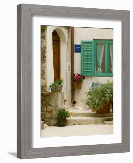 Old Town, Krk, Croatia-Russell Young-Framed Photographic Print