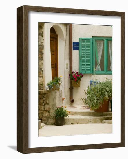 Old Town, Krk, Croatia-Russell Young-Framed Photographic Print