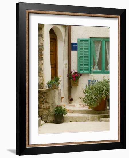 Old Town, Krk, Croatia-Russell Young-Framed Photographic Print