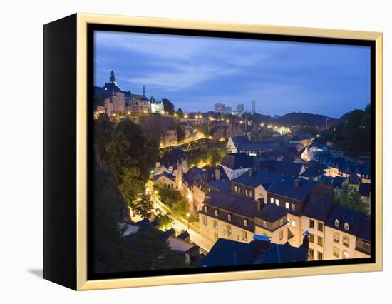 Old Town, Luxembourg City, Grand Duchy of Luxembourg, Europe-Christian Kober-Framed Premier Image Canvas