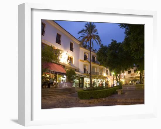 Old Town, Marbella, Malaga, Andalucia, Spain, Europe-Marco Cristofori-Framed Photographic Print