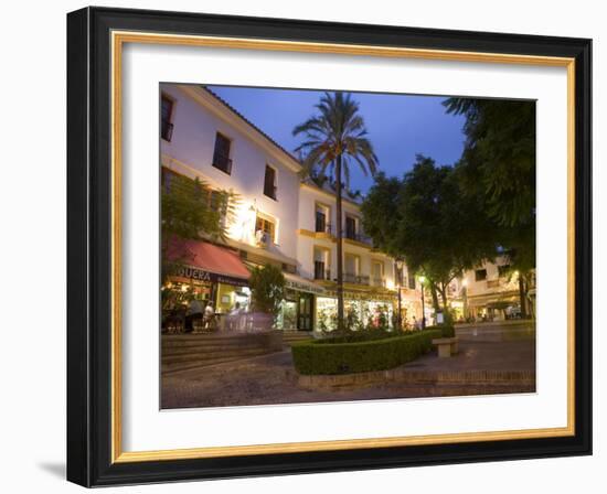 Old Town, Marbella, Malaga, Andalucia, Spain, Europe-Marco Cristofori-Framed Photographic Print