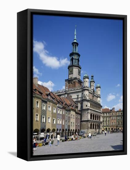 Old Town Market Place in Poznan on the River Warta, the Polish Capital Until Mid 11th C, Poland-Tovy Adina-Framed Premier Image Canvas