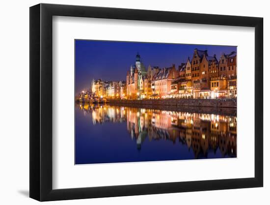 Old Town of Gdansk at Night, Poland-Patryk Kosmider-Framed Photographic Print