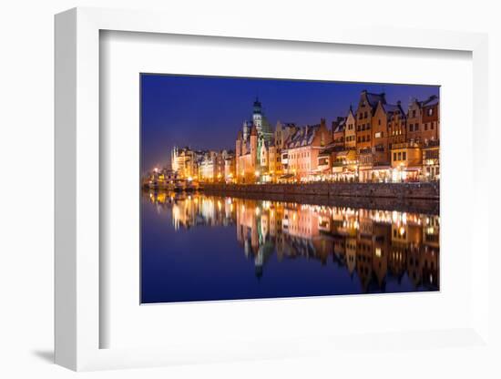 Old Town of Gdansk at Night, Poland-Patryk Kosmider-Framed Photographic Print